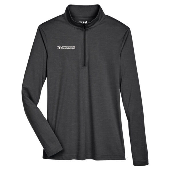 BCNE (embroidered)  - Women's Zone Sonic Heather Performance Quarter-Zip Pullover Thumbnail