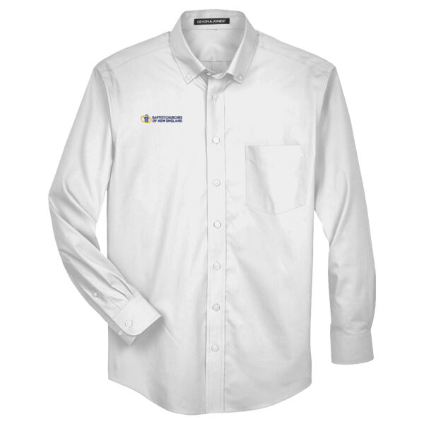 BCNE  - (embroidered) Men's Crown Collection® Oxford Woven Dress Shirt - Men's Crown Collection® Oxford Woven Dress Shirt Thumbnail